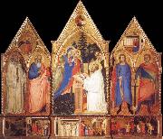 Matteo Di Pacino St.Bernard-s Vision of the Virgin with Saints France oil painting artist